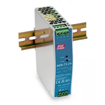 LevelOne 24V DC industriële voeding, 75W, DIN-railmontage, -20 ~ +70 ℃