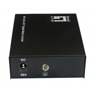 LevelOne RJ45 naar SFP Gigabit mediaconverter, 802.3bt 90W PoE PSE