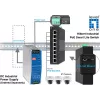 Managed switch LevelOne Hilbert 8-poorts industriële Gigabit PoE smart lite switch