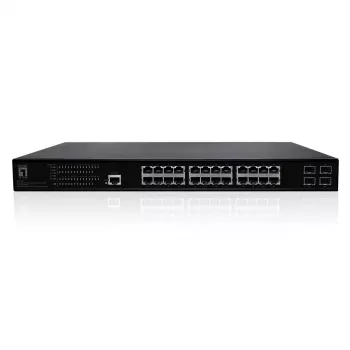 LevelOne GEP-2861 netwerk-switch managed L2 Gigabit Ethernet (10/100/1000) Power over Ethernet (PoE) 1U zwart