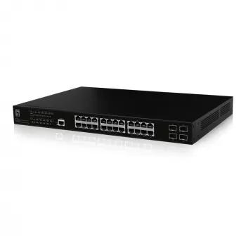 LevelOne GEP-2861 netwerk-switch managed L2 Gigabit Ethernet (10/100/1000) Power over Ethernet (PoE) 1U zwart