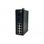 LevelOne 10-poorts L2 Plus managed gigabit industriële switch, 8x 1GbE RJ45, 2x 1/2.5GbE SFP, DIN-rail, -40°C tot 75°C