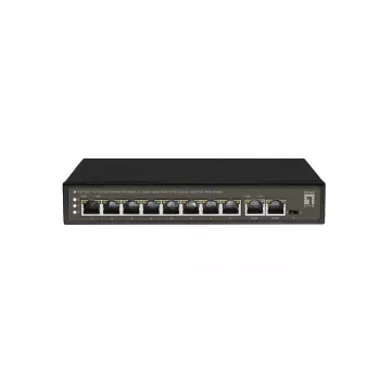 LevelOne FGP-1031 netwerkswitch unmanaged gigabit ethernet (10/100/1000) Power over Ethernet (PoE) zwart