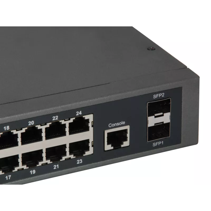 LevelOne GEP-2652 netwerkswitch managed L2 gigabit ethernet (10/100/1000) Power over Ethernet (PoE) grijs