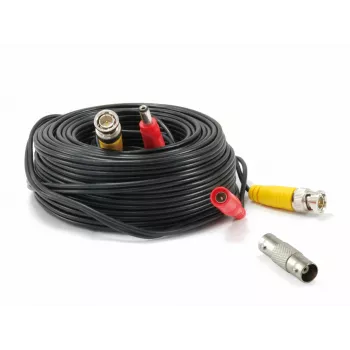 LevelOne CAS-5018 coaxkabel 18 m BNC DC zwart