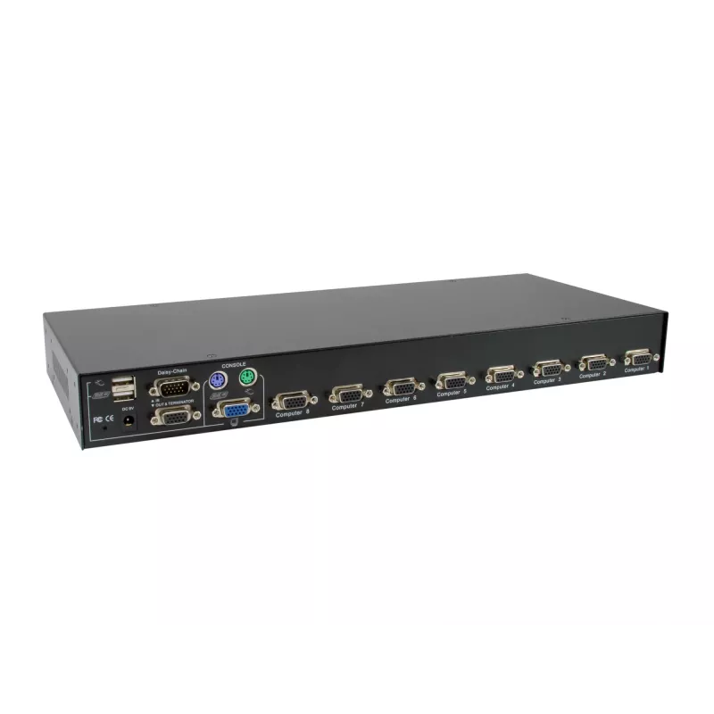 LevelOne 8-poorts PS/2-USB VGA KVM-switch