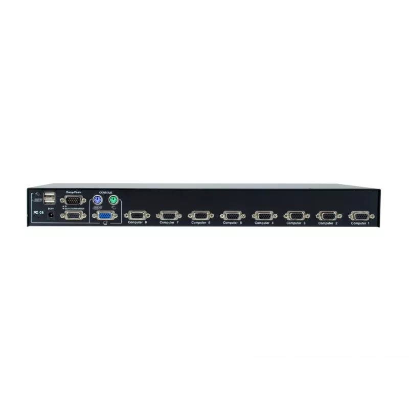 LevelOne 8-poorts PS/2-USB VGA KVM-switch