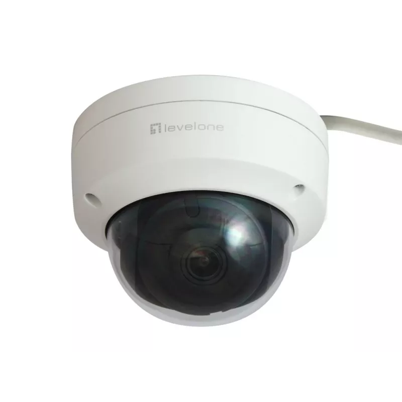 LevelOne GEMINI fixed dome IP-netwerkcamera, 6 megapixel, H.265, 802.3af PoE, binnen/buiten