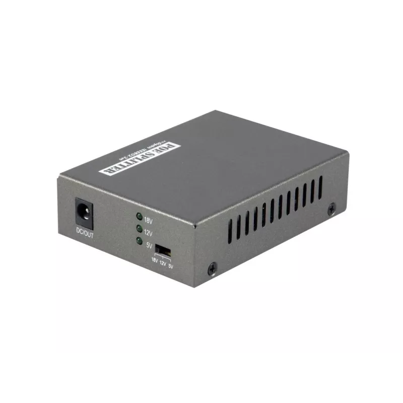 LevelOne gigabit PoE-splitter, 802.3at/af PoE, 5-12V DC-uitgang