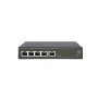LevelOne Hilbert 5-poorts gigabit PoE smart lite switch, 802.3at/af PoE, 4 PoE-uitgangen, 60W PoE-vermogensbudget