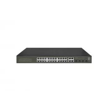 Managed switch LevelOne Hilbert 28-poorts gigabit PoE