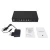 5-poorts unmanaged 2.5G Ethernet-switch LEVELONE GEU-0525 — 5× 2.5G RJ-45, unmanaged, 25 Gbit/s switching, wandmontage