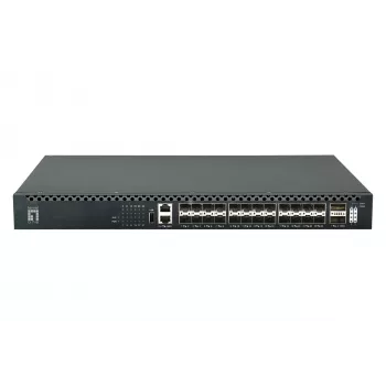 LevelOne 26-poorts L3 Managed TOR fiber-switch, 24x 1/10GbE SFP+, 2x 40/100GbE QSFP28, hot-swap redundante voeding