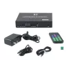 AV-zender LEVELONE HVE-6701T — HDMI 1.3b, tot 1920×1080, Cat5e/Cat6/Cat7, mini-USB, 12 V DC