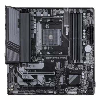 GIGABYTE B550M GAMING X WIFI6 moederbord - AMD Ryzen 5000 CPU's, 5+3 fasen VRM, tot 3200 MHz DDR4, 1xPCIe 4.0 + 1xPCIe 3.0 M.2, Wi-Fi 6, 1GbE LAN, USB 3.2 Gen 1