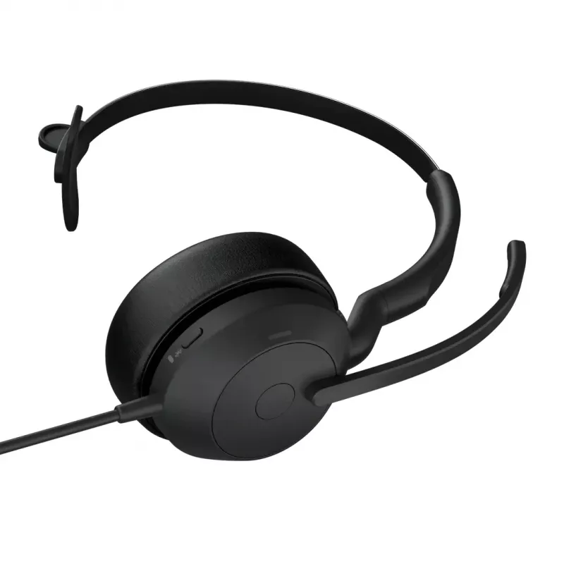 Jabra Evolve2 50 headset bedraad hoofdband kantoor/callcenter USB Type-C / USB Type-A Bluetooth zwart
