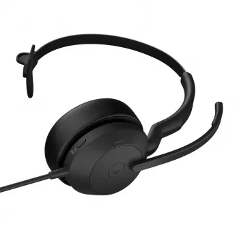 Jabra Evolve2 50 headset bedraad hoofdband kantoor/callcenter USB Type-C / USB Type-A Bluetooth zwart
