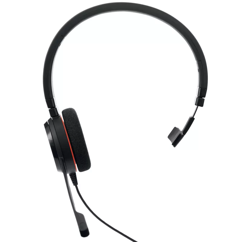 Jabra Evolve 20 headset bedraad hoofdband kantoor/callcenter USB Type-C / USB Type-A zwart