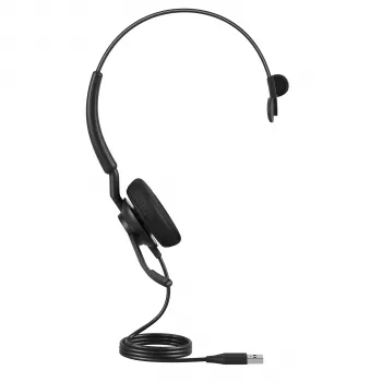 Jabra Engage 40 - (Inline Link) USB-C/A MS mono, bedraad, kantoor/callcenter, 45 g, headset, zwart