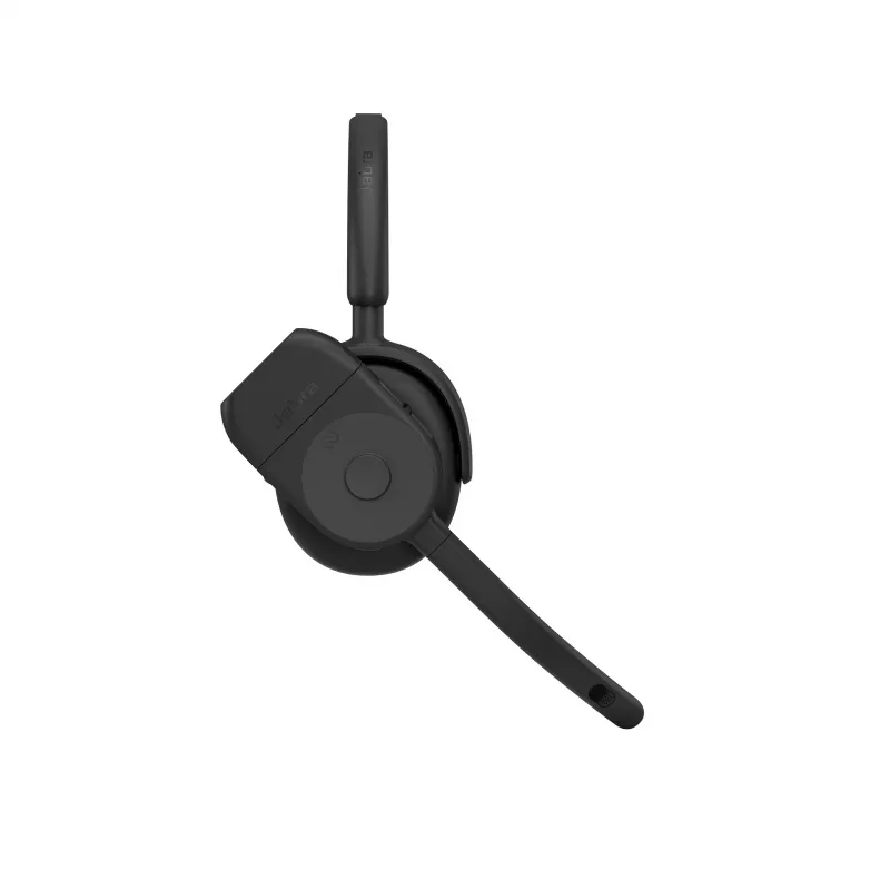 Jabra Perform 75 draadloze Bluetooth mono headset voor op het oor, met ruisonderdrukking, voor kantoor/callcenter, IP65, bereik 100 m, zwart