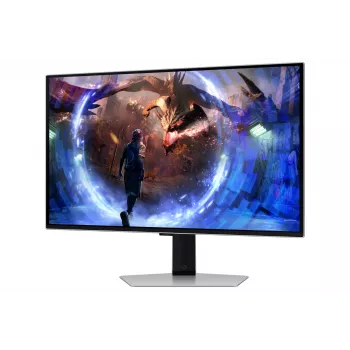 Samsung G60SD computermonitor 68,6 cm (27 inch) 2560 x 1440 pixel Quad HD OLED zilver