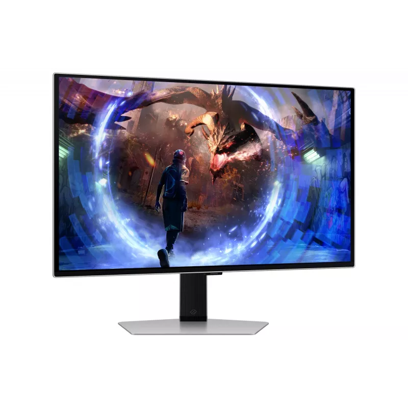 Samsung G60SD computermonitor 68,6 cm (27 inch) 2560 x 1440 pixel Quad HD OLED zilver