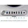 Samsung G60SD computermonitor 68,6 cm (27 inch) 2560 x 1440 pixel Quad HD OLED zilver