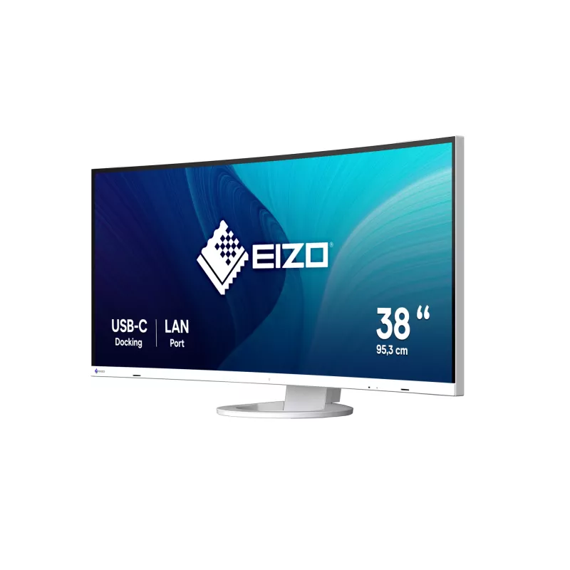 EIZO FlexScan EV3895-WT computermonitor 95,2 cm (37,5 inch) 3840 x 1600 pixel UltraWide Quad HD+ LCD wit