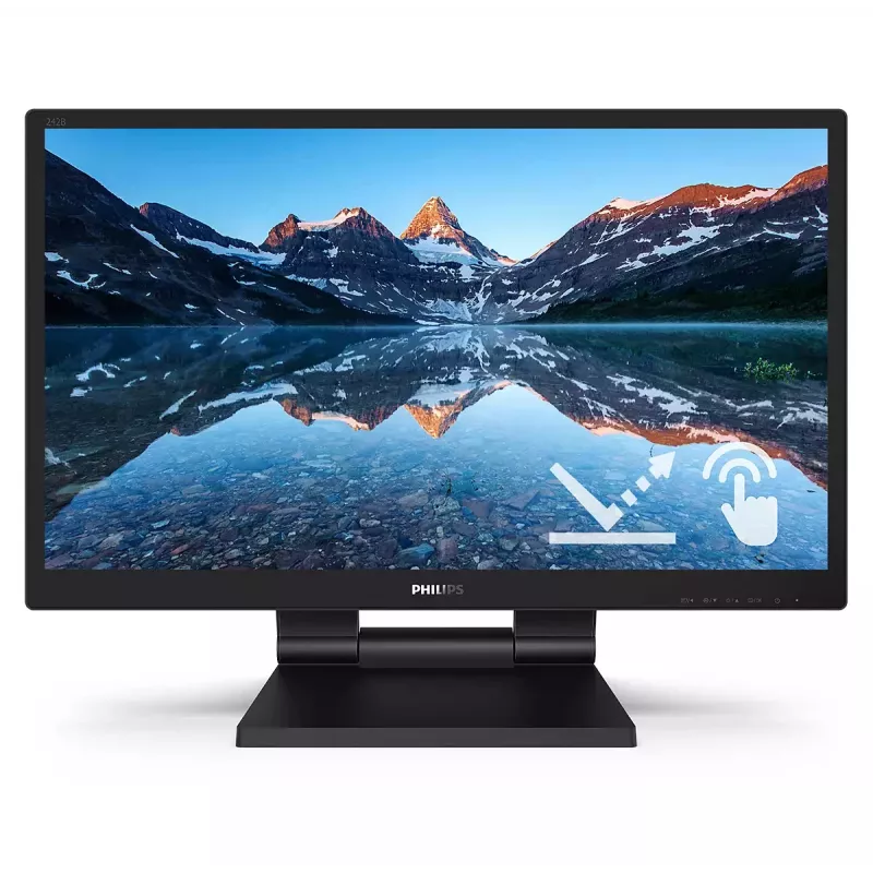 Philips 242B9TL/00 computer monitor 60,5 cm (23,8 inch) 1920 x 1080 pixel Full HD LCD touchscreen zwart