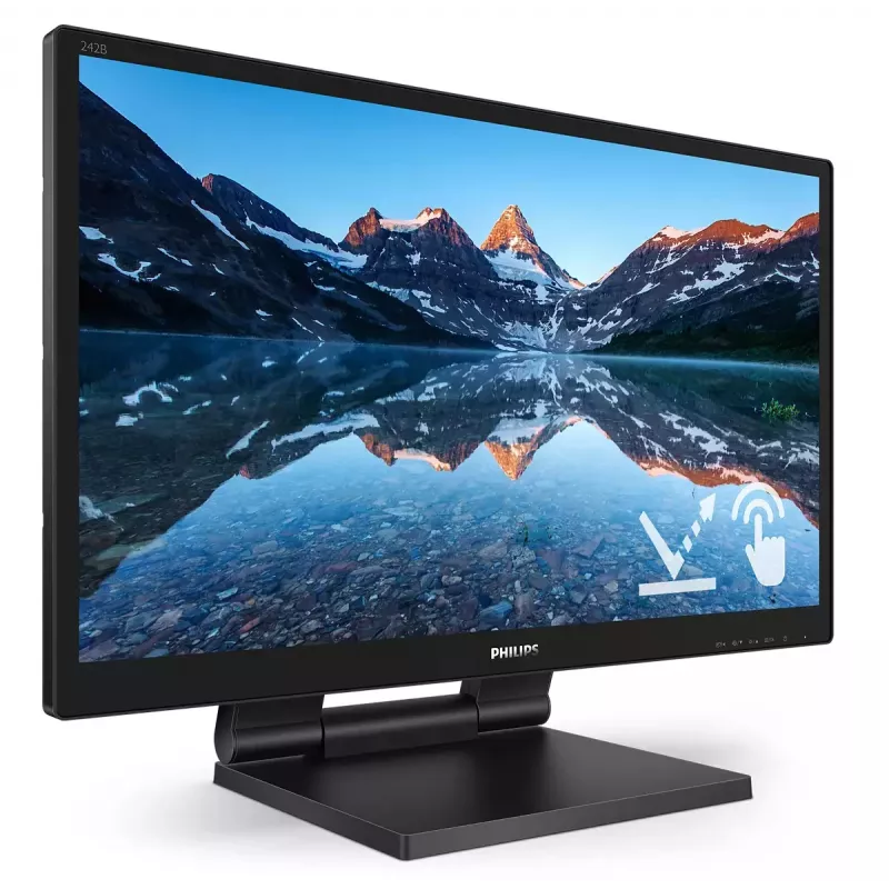 Philips 242B9TL/00 computer monitor 60,5 cm (23,8 inch) 1920 x 1080 pixel Full HD LCD touchscreen zwart