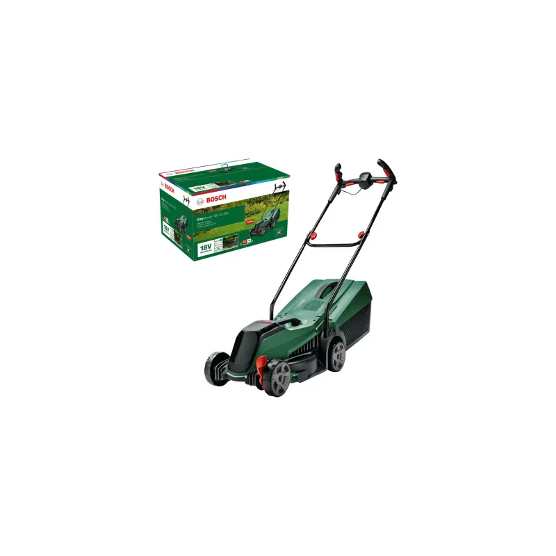 Bosch City Mower 18V-32 handgrasmaaier batterij zwart, groen