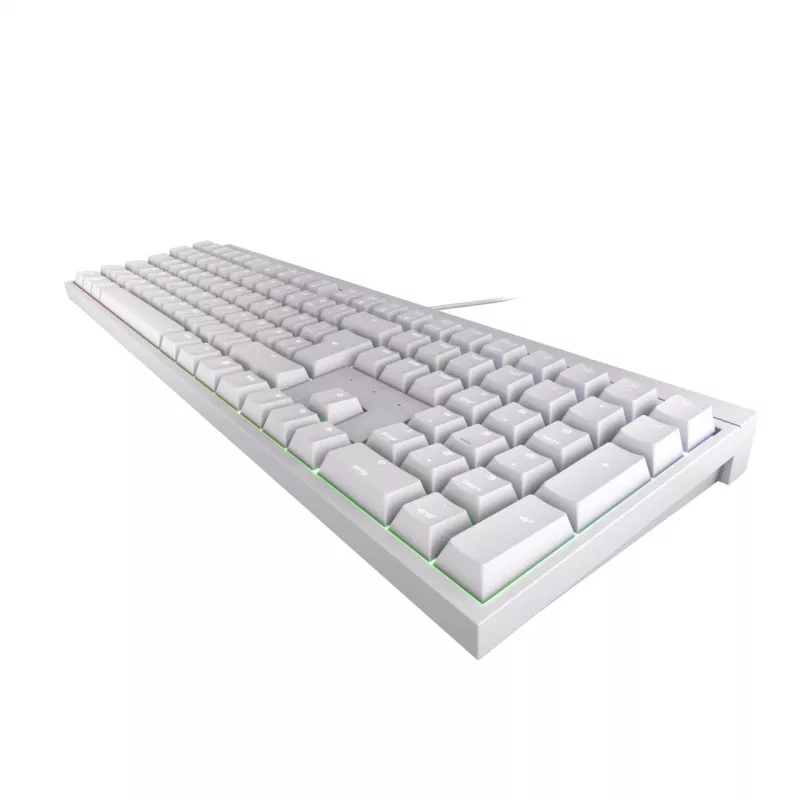 CHERRY MX 2.0S RGB gaming-toetsenbord bedraad USB QWERTZ Duits wit
