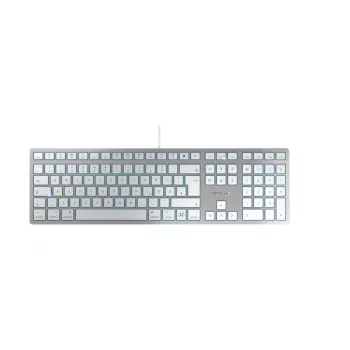 CHERRY KC 6000C FOR MAC toetsenbord universeel USB QWERTZ Duits zilver