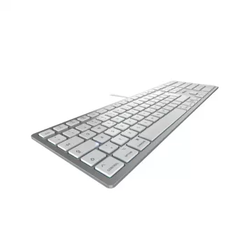 CHERRY KC 6000C FOR MAC toetsenbord universeel USB QWERTZ Duits zilver