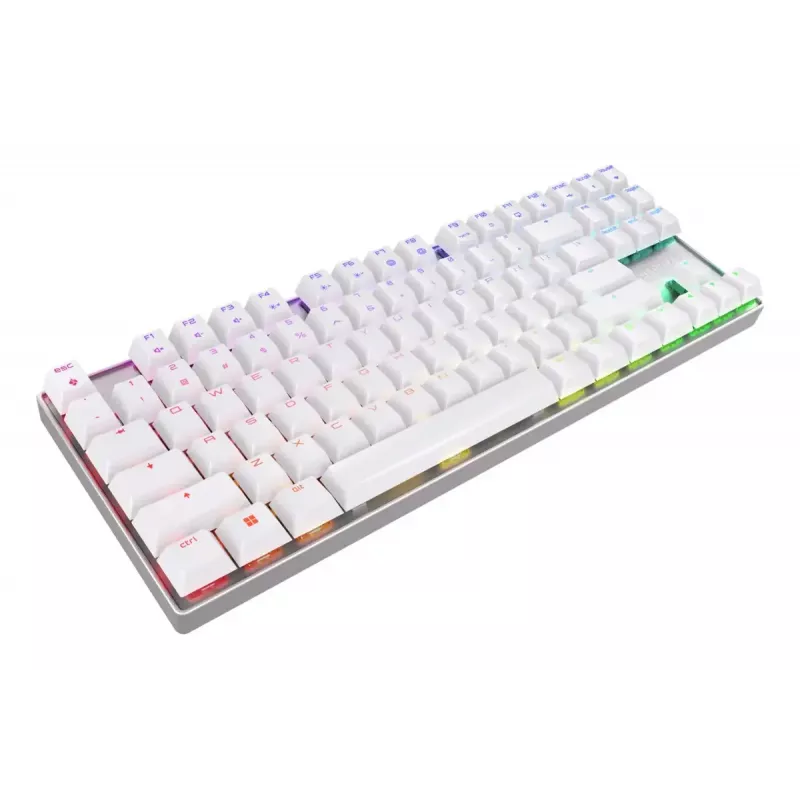 CHERRY MX 8.2 TKL Wireless RGB toetsenbord gaming USB + RF draadloos + Bluetooth QWERTZ Duits wit