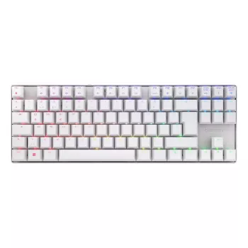 CHERRY MX 8.2 TKL Wireless RGB toetsenbord gaming USB + RF draadloos + Bluetooth QWERTZ Duits wit