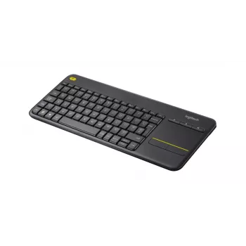 LOGITECH Wireless Touch toetsenbord K400 Plus - zwart - Espanol Qwerty