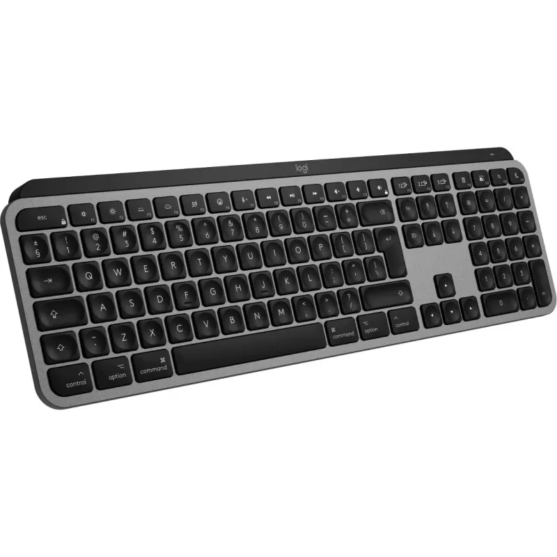 Logitech MX Keys S voor Mac toetsenbord draadloos Bluetooth QWERTY aluminium zwart