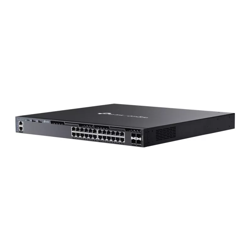 TP-Link Omada 24-poorts Gigabit stackable L3 managed PoE+-switch met 4 10G-slots
