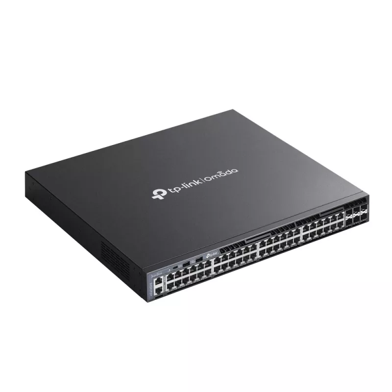 TP-Link Omada 48-poorts Gigabit stackable L3 managed switch met 6 10G-slots