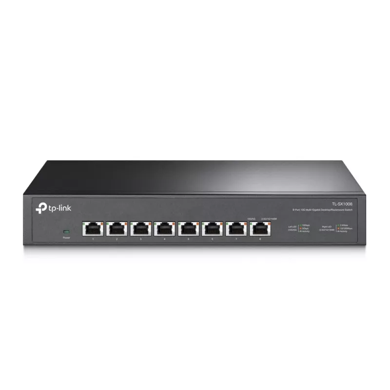 Unmanaged switch TP-Link TL-SX1008 8-poorts 10G desktop/rackmount
