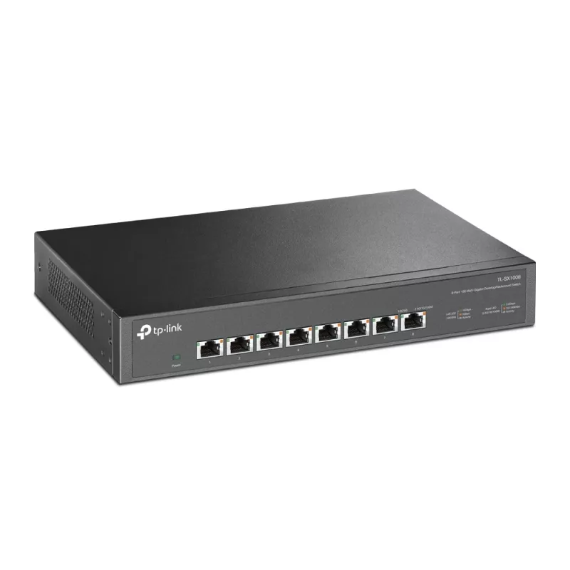 Unmanaged switch TP-Link TL-SX1008 8-poorts 10G desktop/rackmount