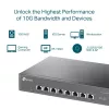 Unmanaged switch TP-Link TL-SX1008 8-poorts 10G desktop/rackmount