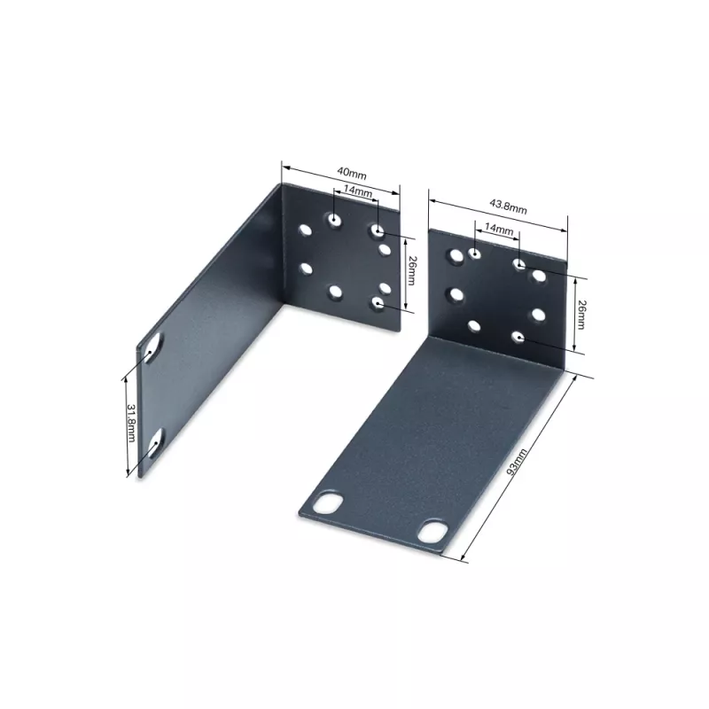 Montagekit TP-Link Omada Rack Mount Kit 13-inch metaal zwart