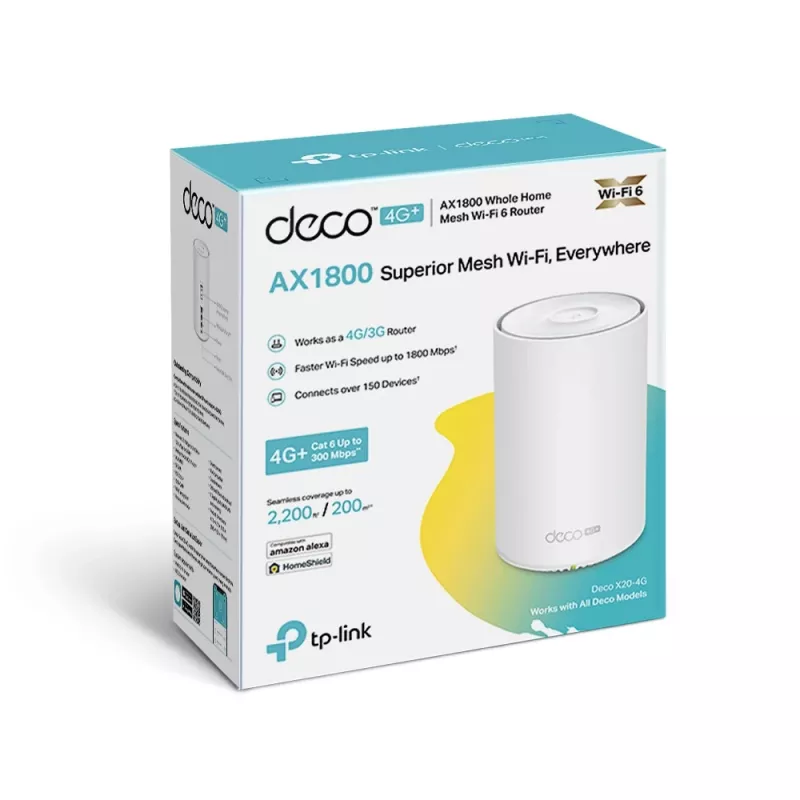 TP-Link 4G+ AX1800 Whole Home Mesh WiFi 6 gateway