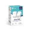 TP-Link G.hn1200 Powerline-kit, 607 Mbit/s, Gigabit Ethernet, 10,100,1000 Mbit/s, HomePlug AV2, 300 m, wit