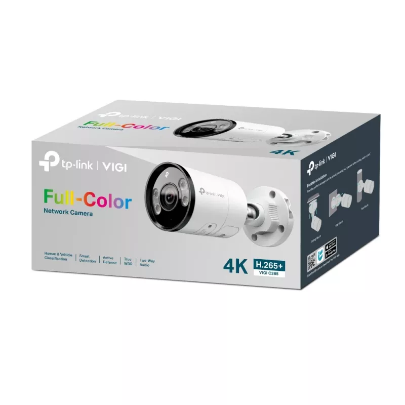 TP-Link VIGI C385 bullet IP-beveiligingscamera buiten 3840 x 2160 pixel wand