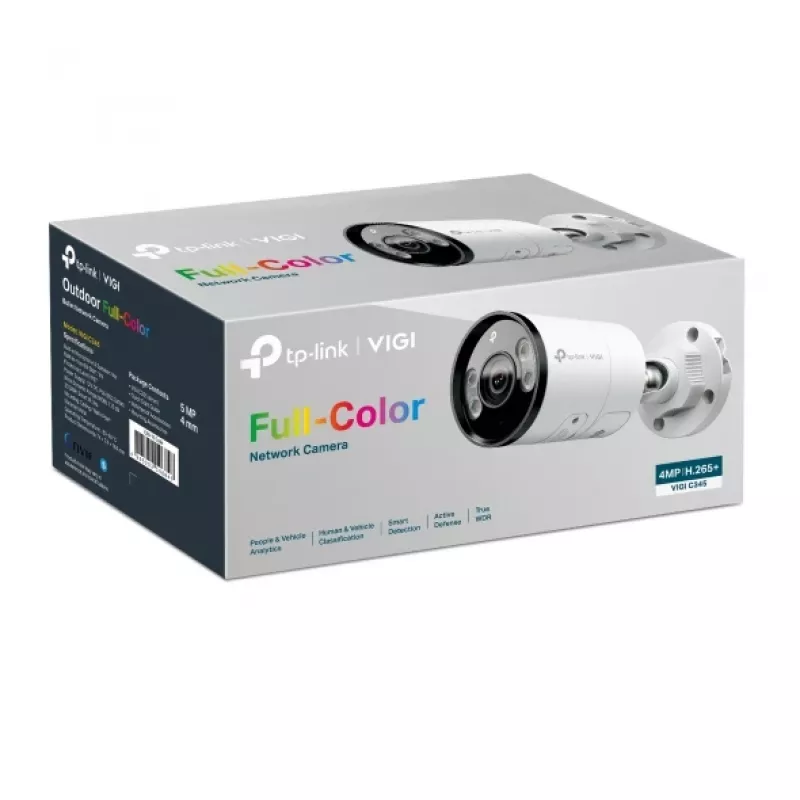 TP-Link VIGI C345 bullet IP-bewakingscamera buiten 2688 x 1520 pixel wand