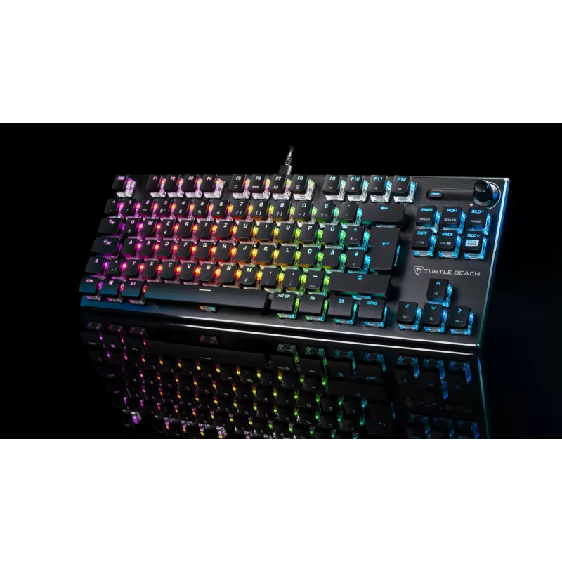 Turtle Beach Vulcan TKL toetsenbord gaming USB QWERTZ Duits zwart