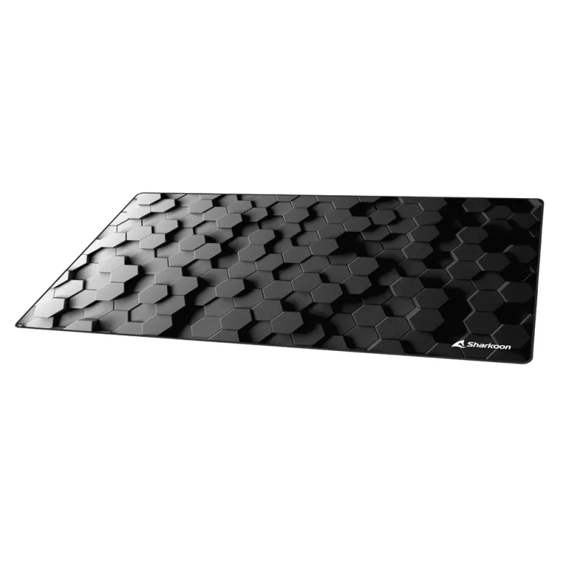 SHARKOON gaming-muismat - Sgp30 Big Hex - zwart
